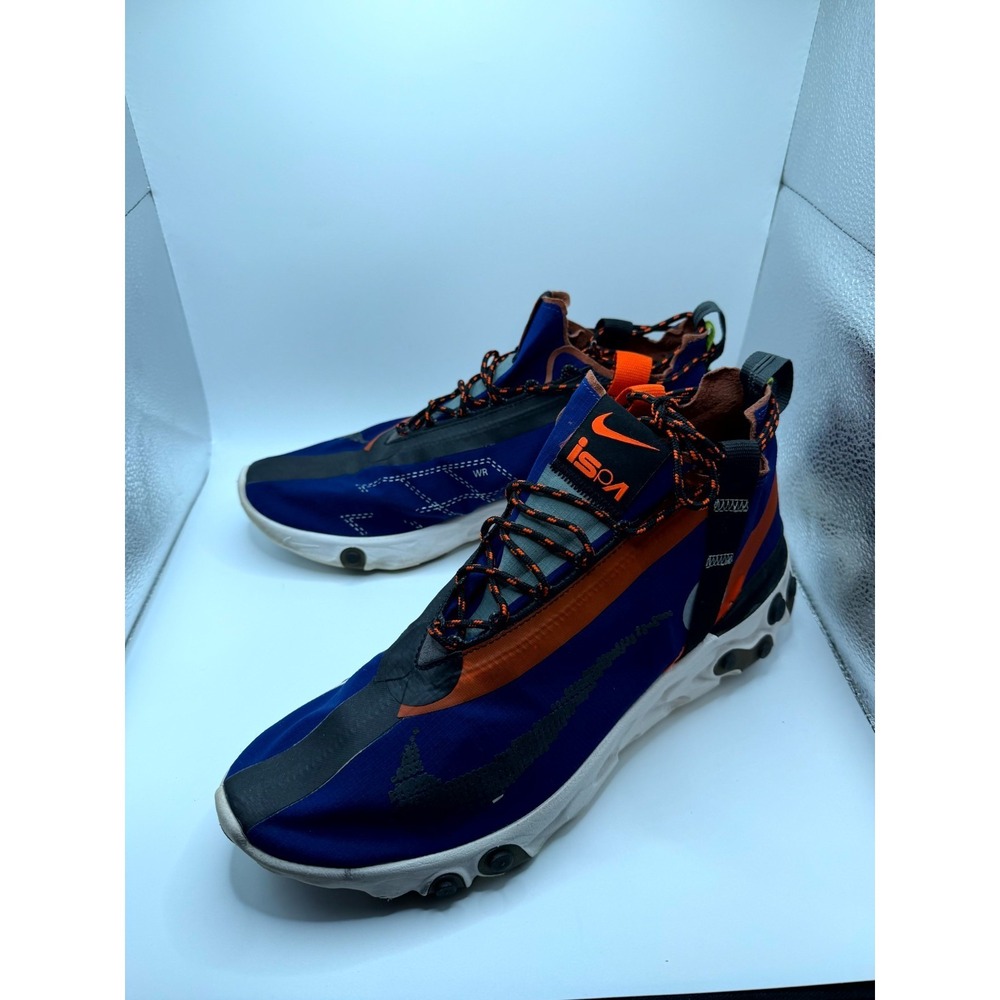 Nike React Runner Mid WR ISPA AT3143-400‎ Mens 13 Sneaker Blue Running Shoes